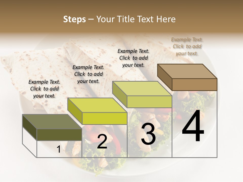 Salad Meat Kebob PowerPoint Template
