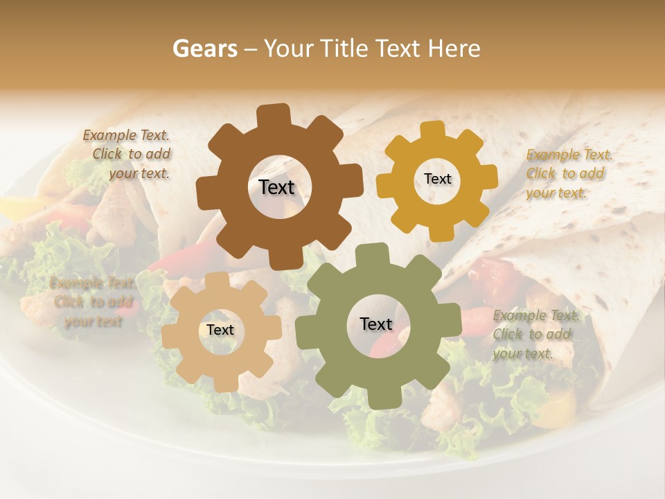 Eating Mexican Horizontal PowerPoint Template