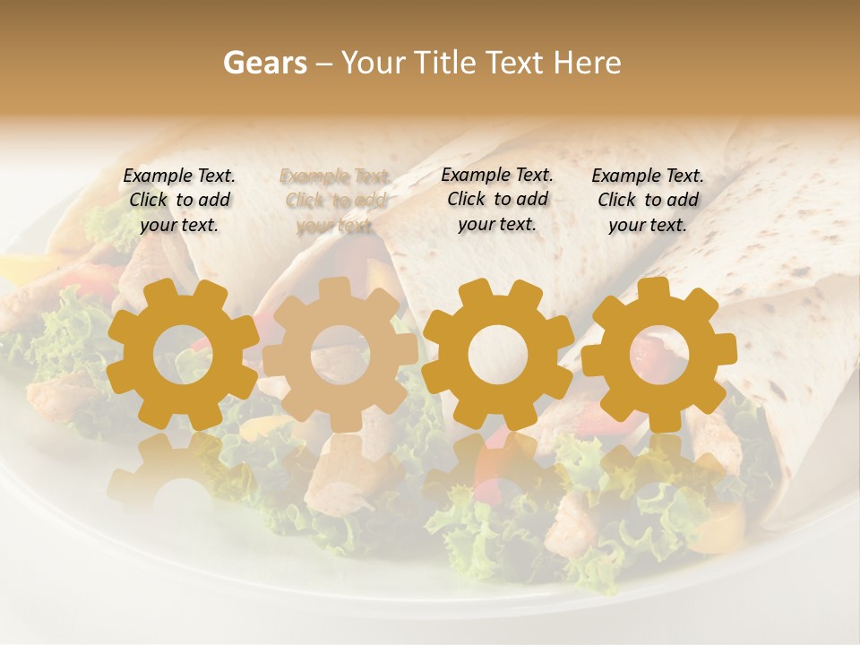 Eating Mexican Horizontal PowerPoint Template