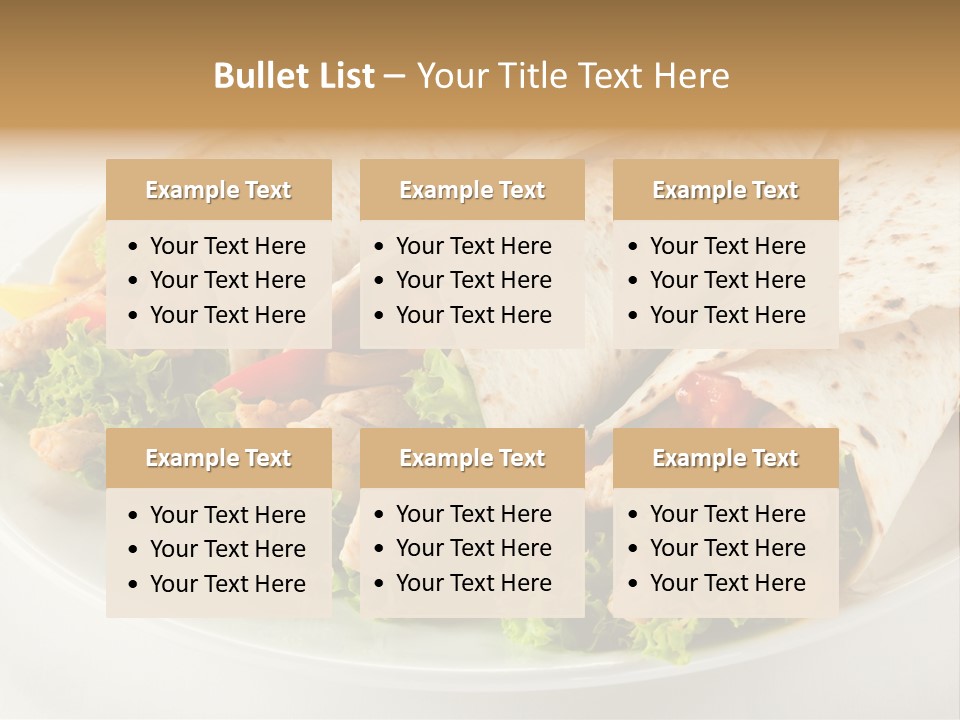 Eating Mexican Horizontal PowerPoint Template