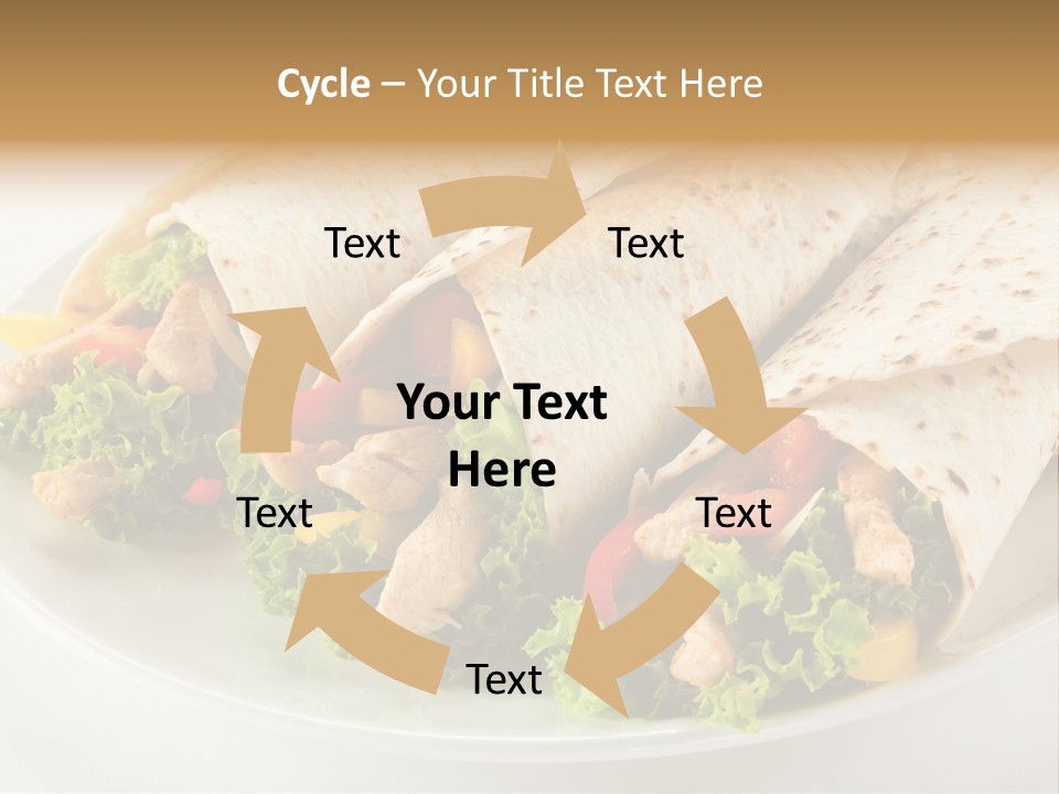 Eating Mexican Horizontal PowerPoint Template