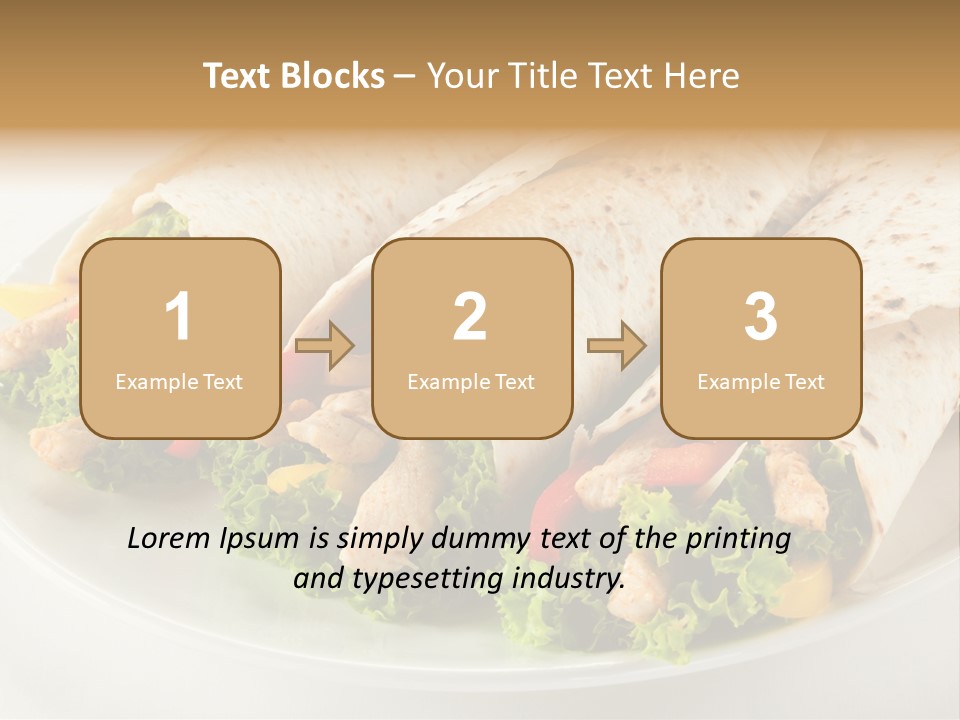 Eating Mexican Horizontal PowerPoint Template