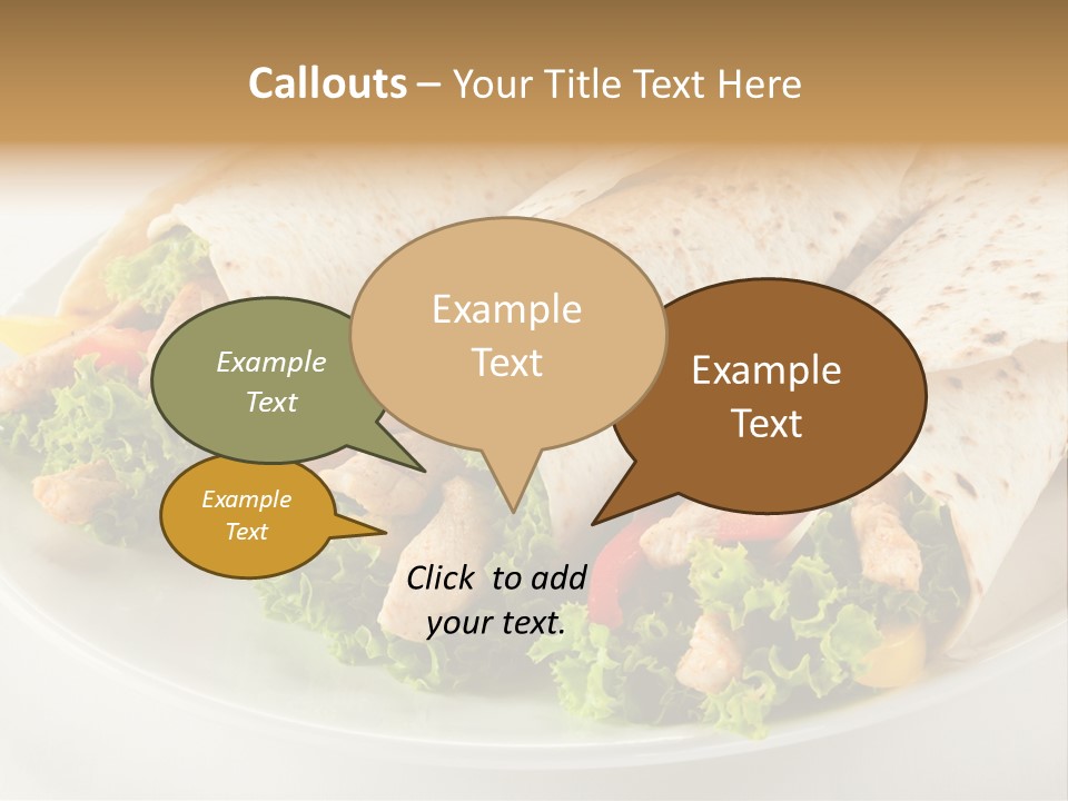 Eating Mexican Horizontal PowerPoint Template