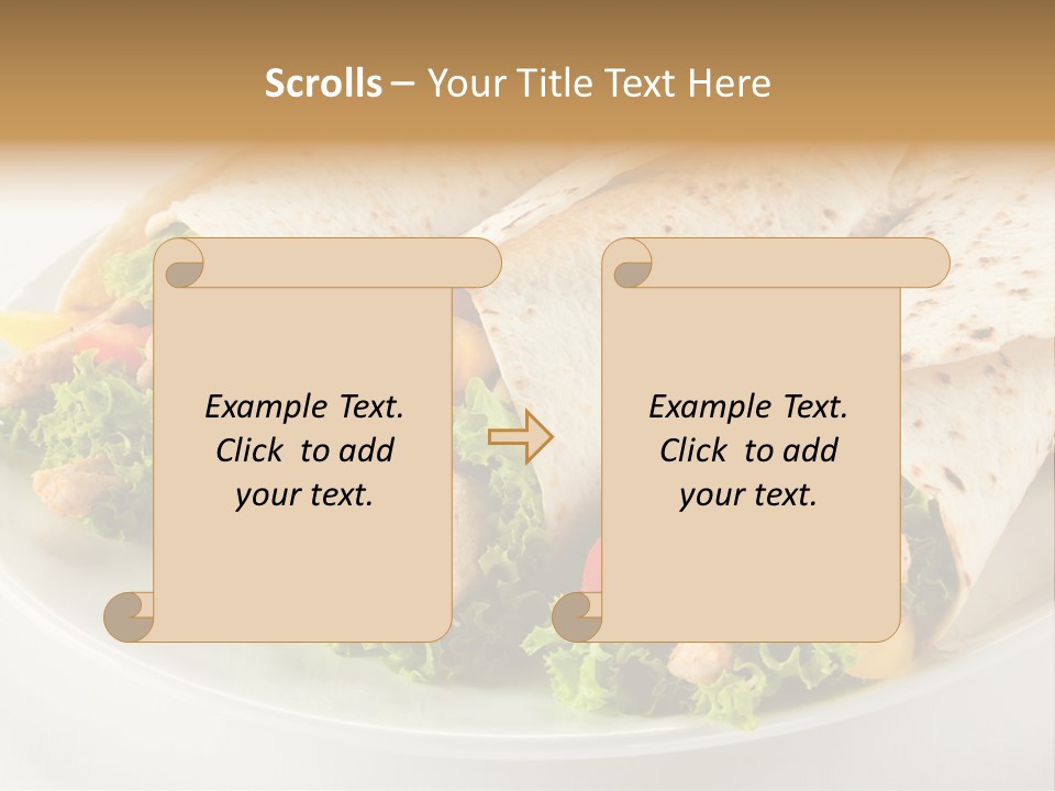 Eating Mexican Horizontal PowerPoint Template