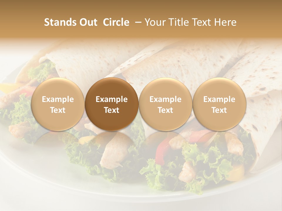 Eating Mexican Horizontal PowerPoint Template