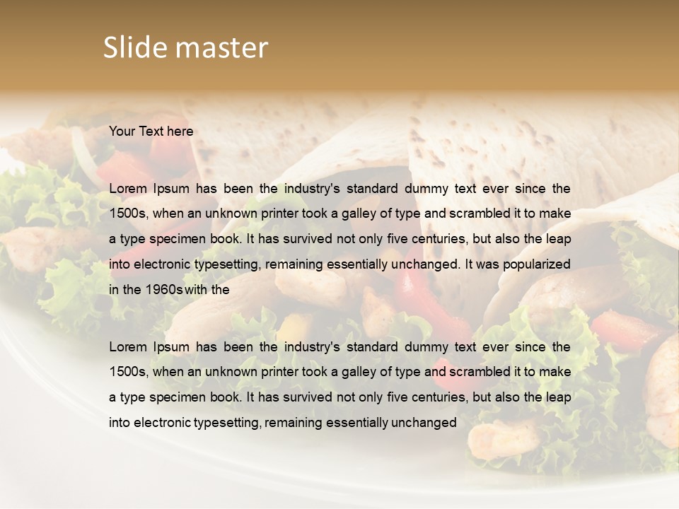Shish Mexican Stripe PowerPoint Template