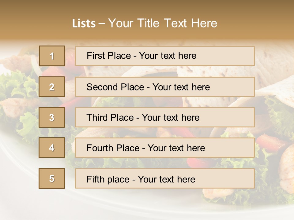 Shish Mexican Stripe PowerPoint Template