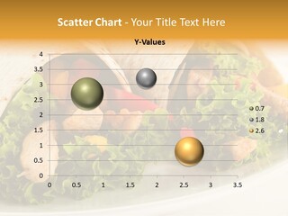 Horizontal Salad Cuisine PowerPoint Template