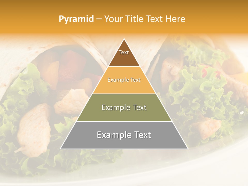 Horizontal Salad Cuisine PowerPoint Template