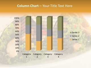 Horizontal Salad Cuisine PowerPoint Template