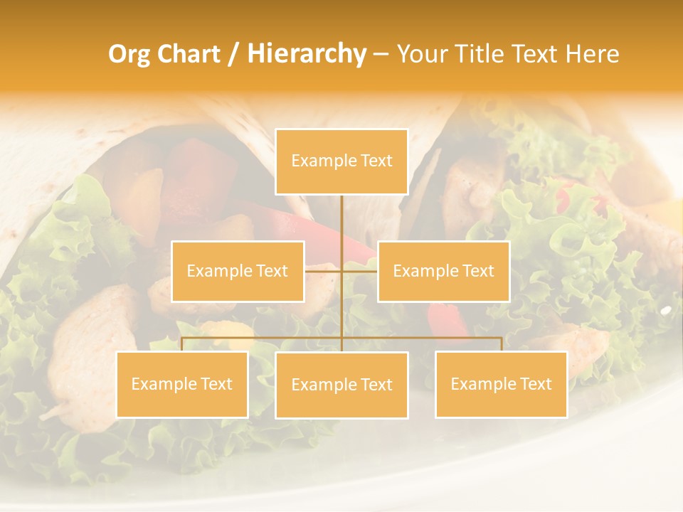 Horizontal Salad Cuisine PowerPoint Template