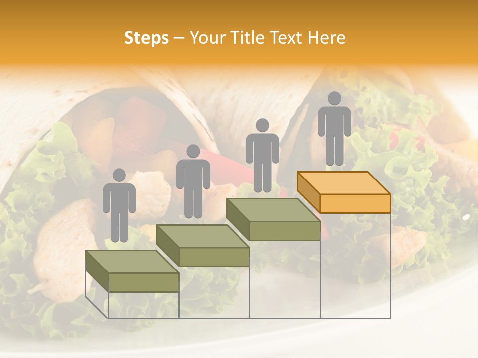 Horizontal Salad Cuisine PowerPoint Template