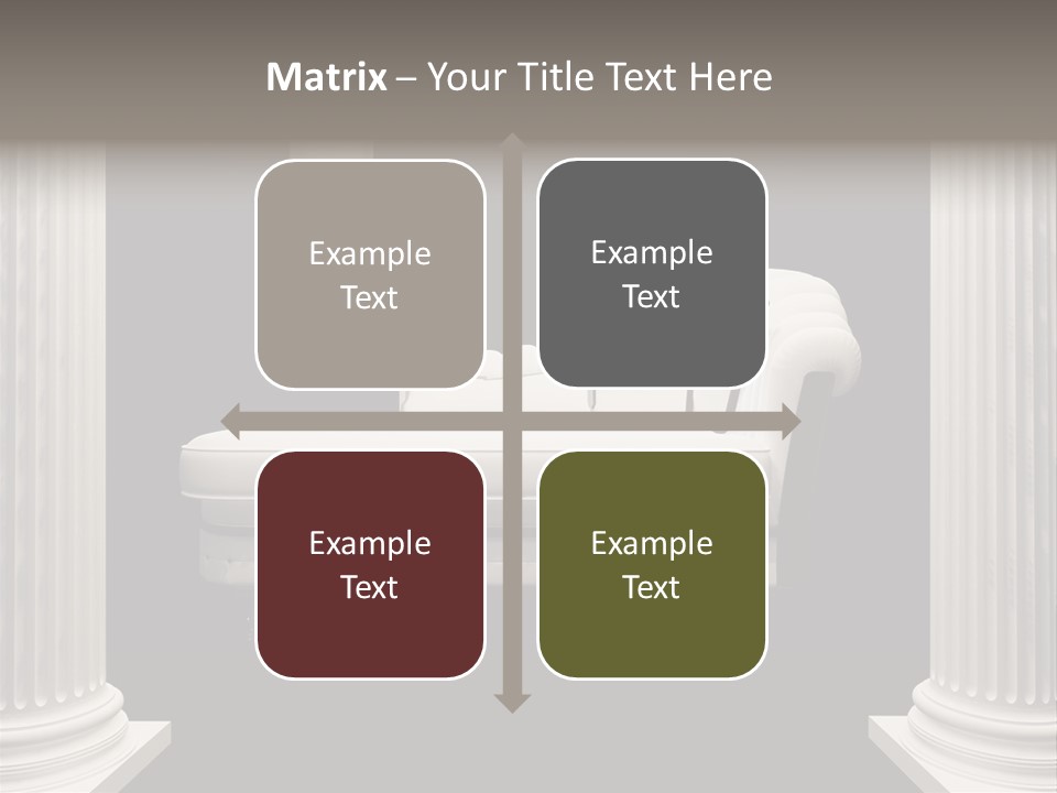 Rich Comfortable Pillar PowerPoint Template