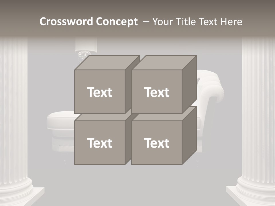 Rich Comfortable Pillar PowerPoint Template
