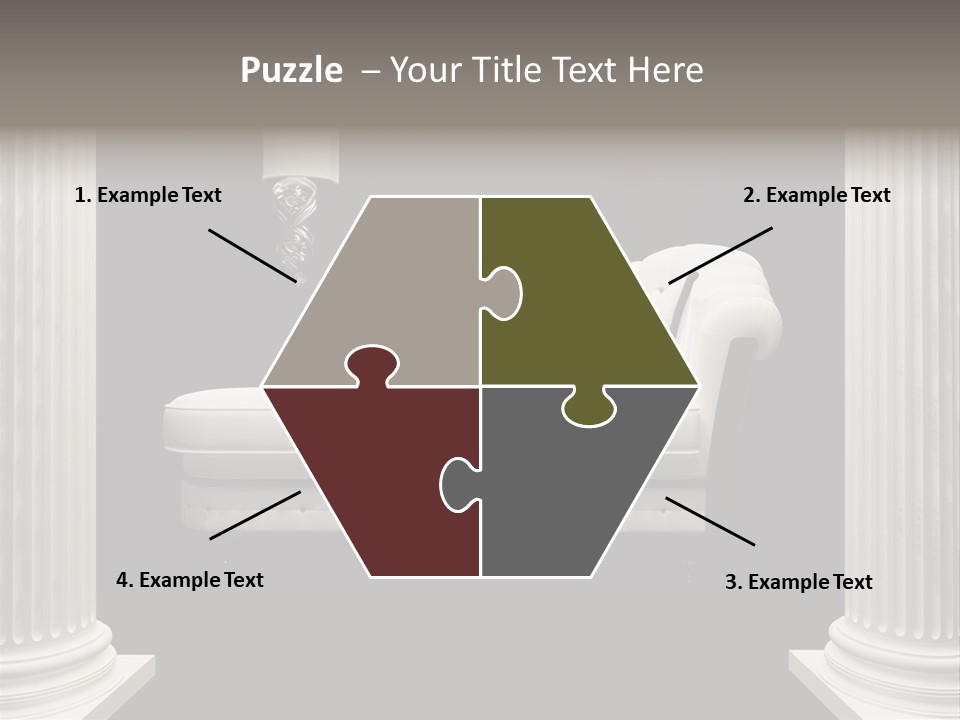 Rich Comfortable Pillar PowerPoint Template