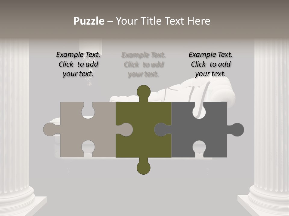 Rich Comfortable Pillar PowerPoint Template
