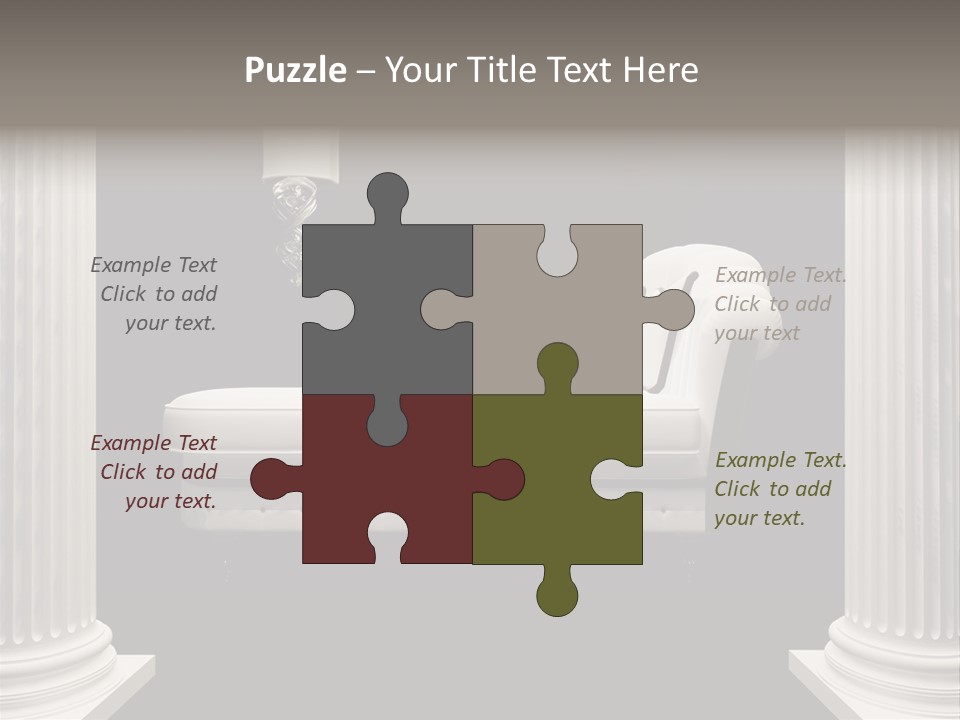 Rich Comfortable Pillar PowerPoint Template