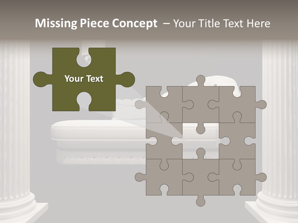 Rich Comfortable Pillar PowerPoint Template