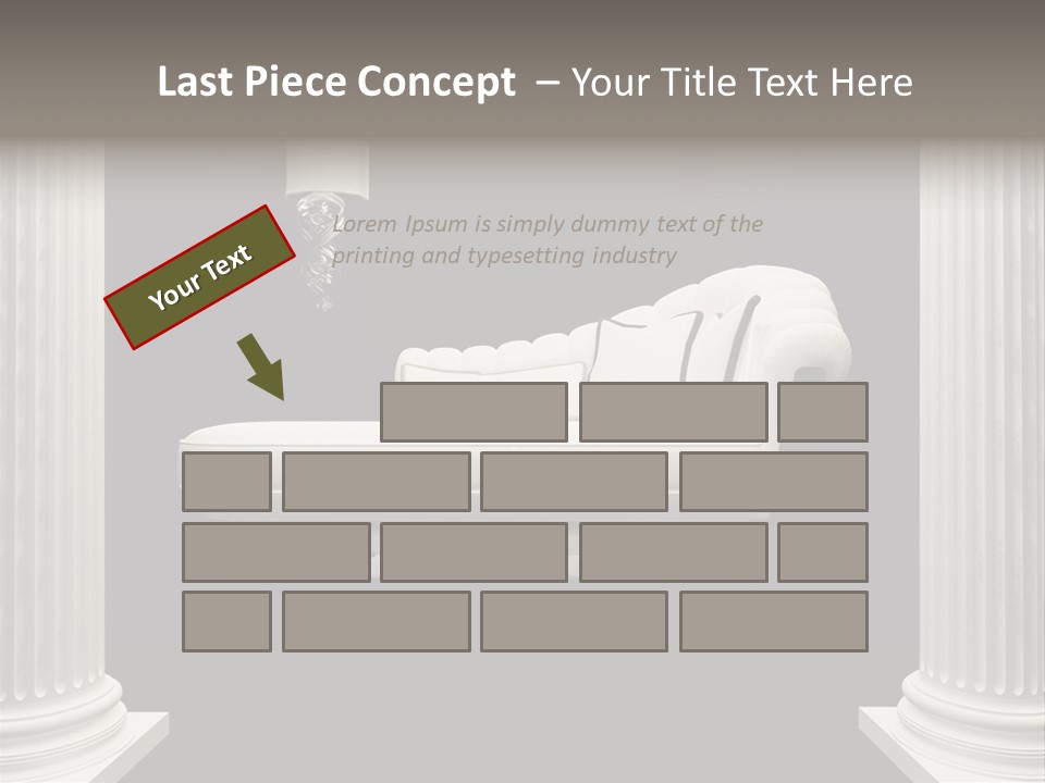 Rich Comfortable Pillar PowerPoint Template