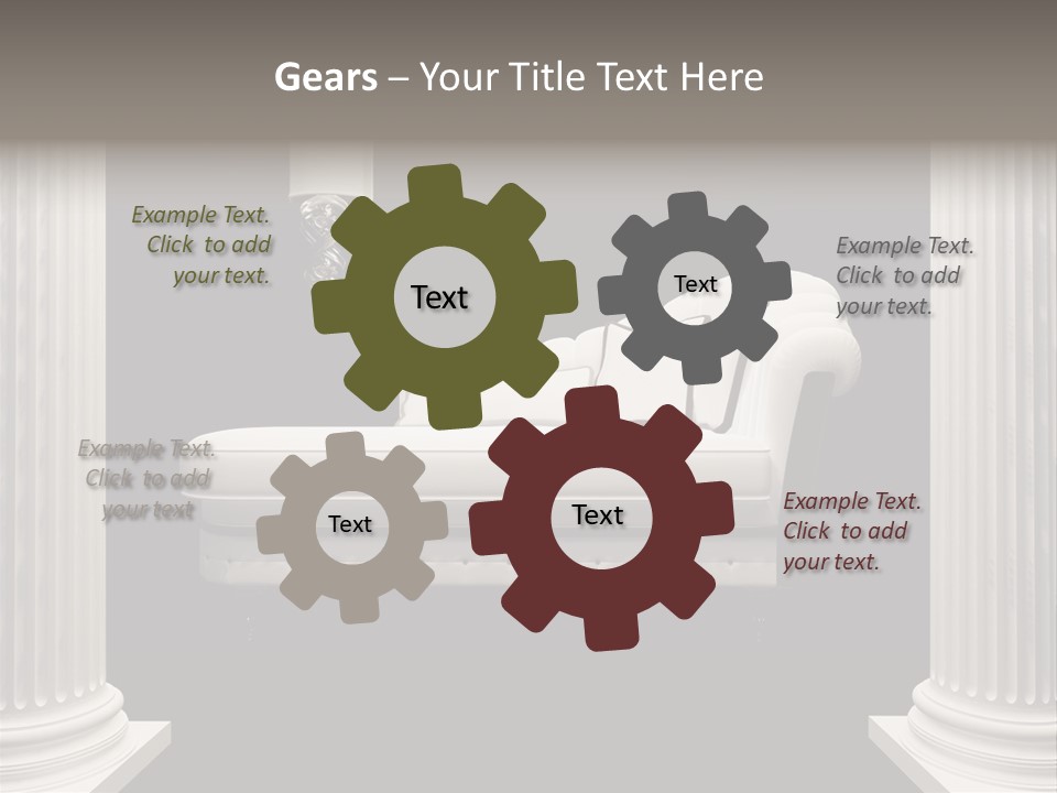 Rich Comfortable Pillar PowerPoint Template