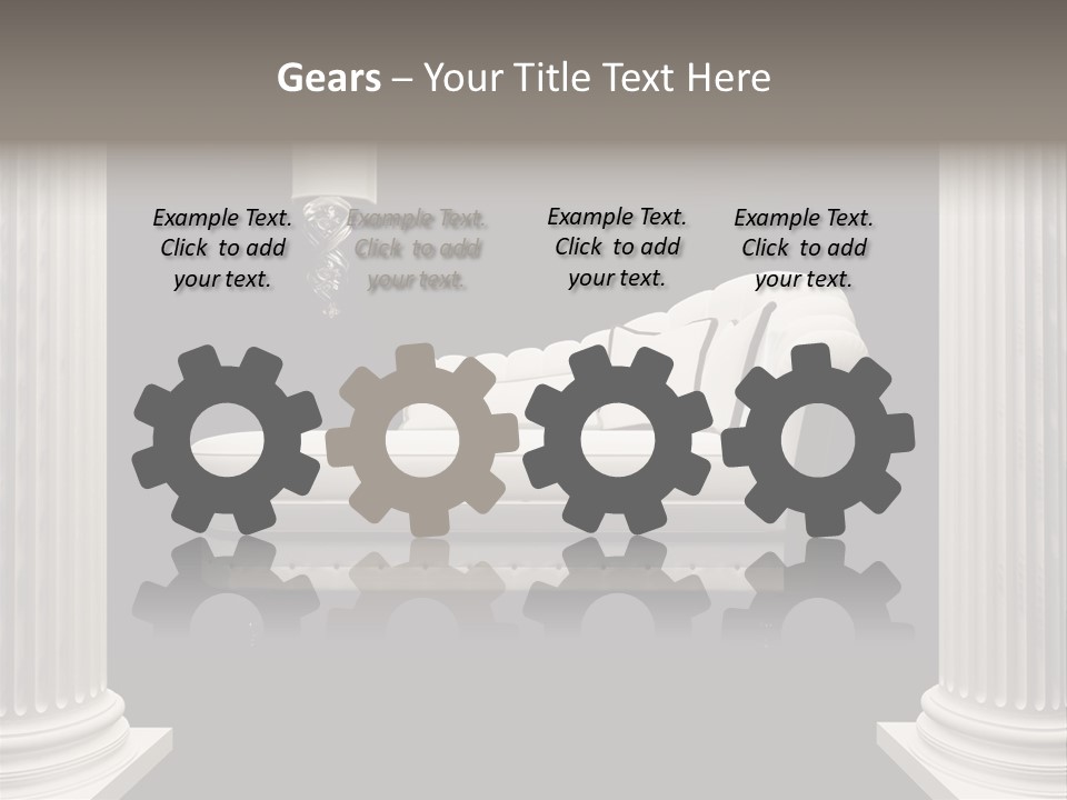 Rich Comfortable Pillar PowerPoint Template