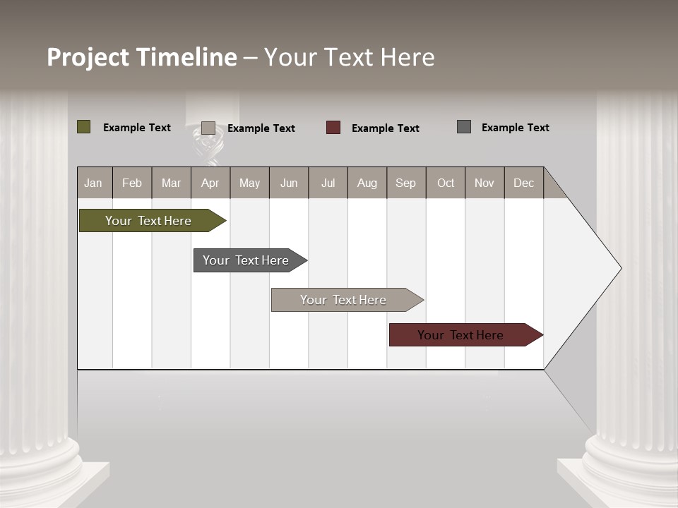 Rich Comfortable Pillar PowerPoint Template