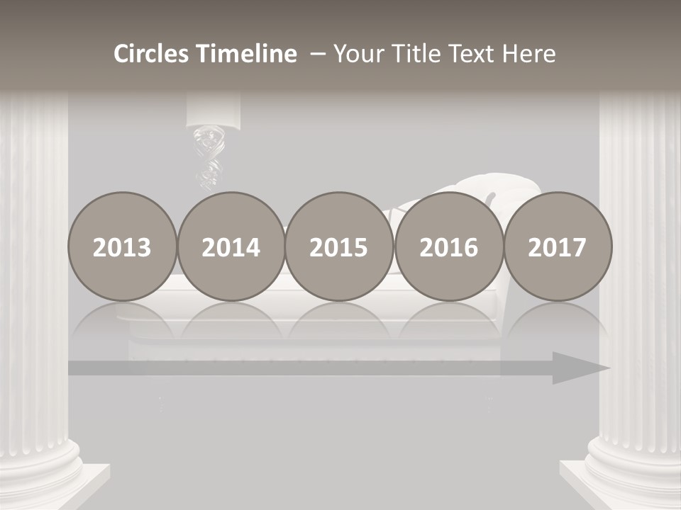 Rich Comfortable Pillar PowerPoint Template