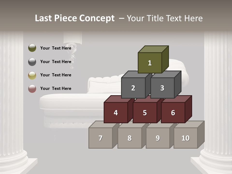 Rich Comfortable Pillar PowerPoint Template
