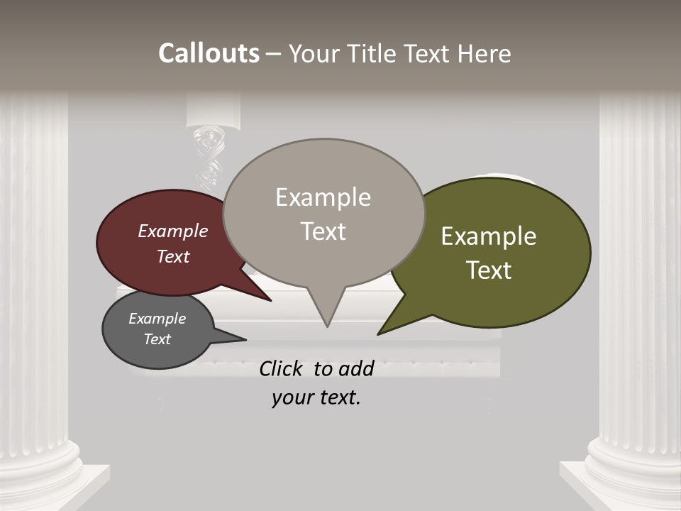 Rich Comfortable Pillar PowerPoint Template