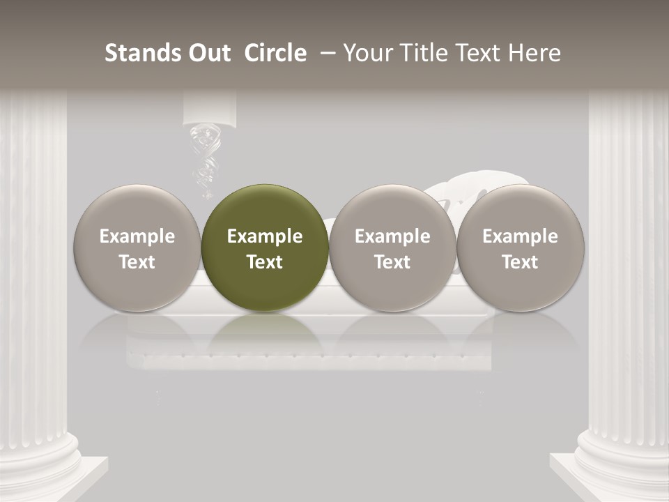 Rich Comfortable Pillar PowerPoint Template