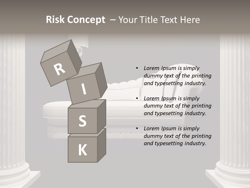 Rich Comfortable Pillar PowerPoint Template