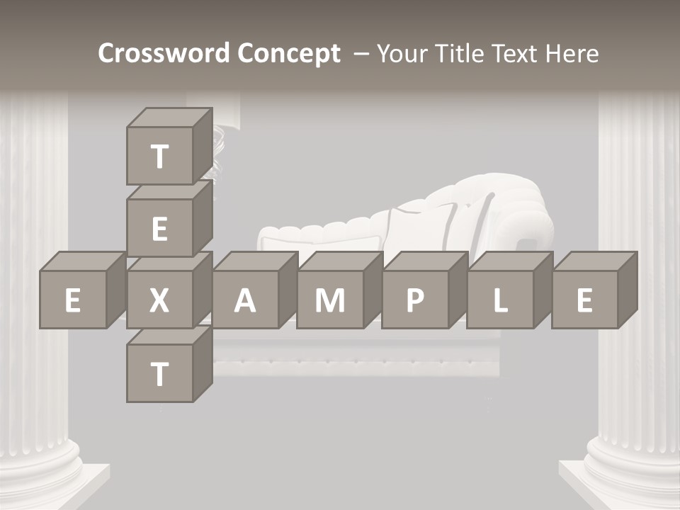 Rich Comfortable Pillar PowerPoint Template
