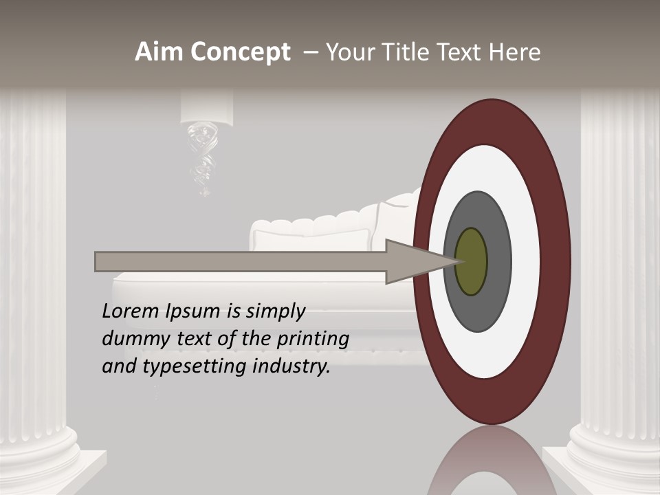 Rich Comfortable Pillar PowerPoint Template