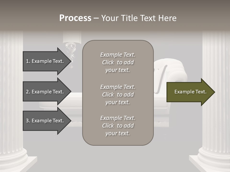 Rich Comfortable Pillar PowerPoint Template