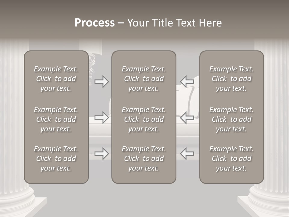 Rich Comfortable Pillar PowerPoint Template