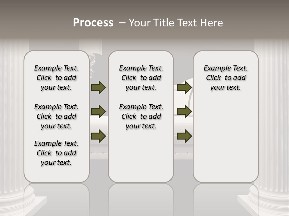 Rich Comfortable Pillar PowerPoint Template