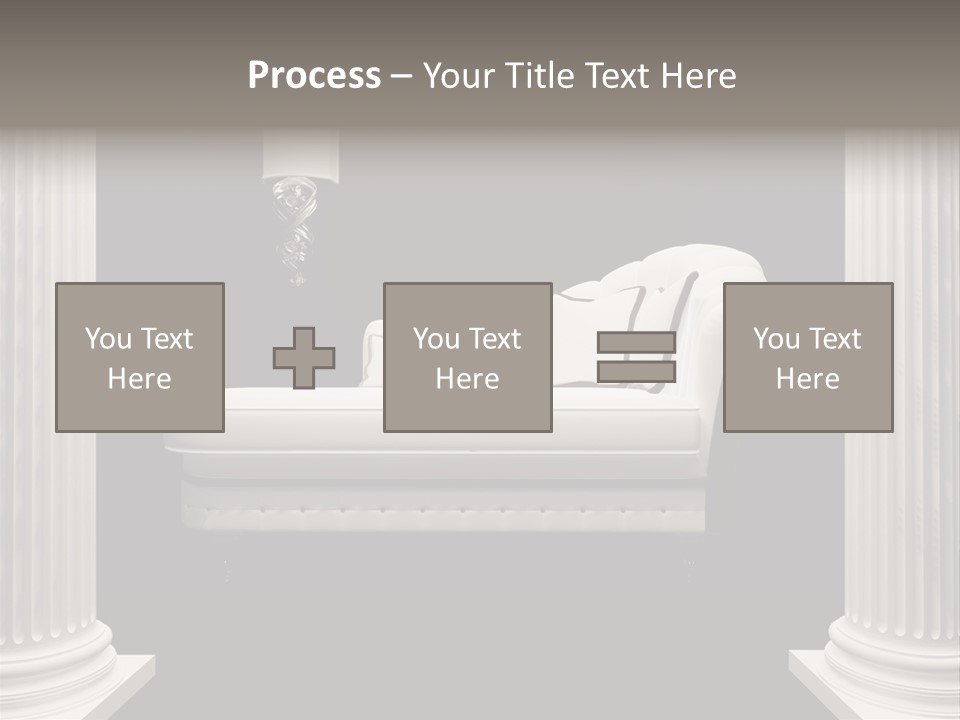 Rich Comfortable Pillar PowerPoint Template