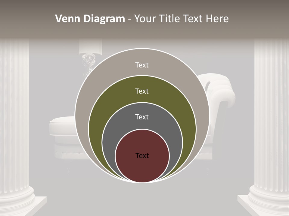 Rich Comfortable Pillar PowerPoint Template