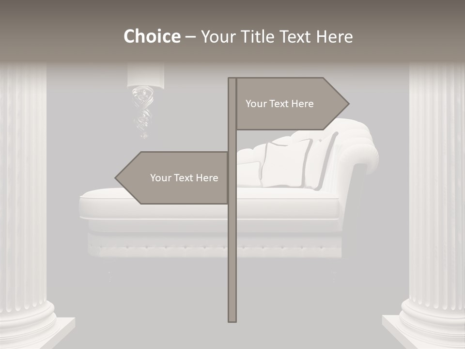 Rich Comfortable Pillar PowerPoint Template