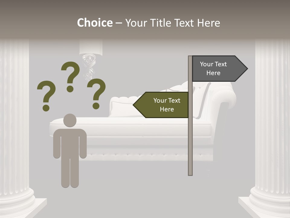 Rich Comfortable Pillar PowerPoint Template