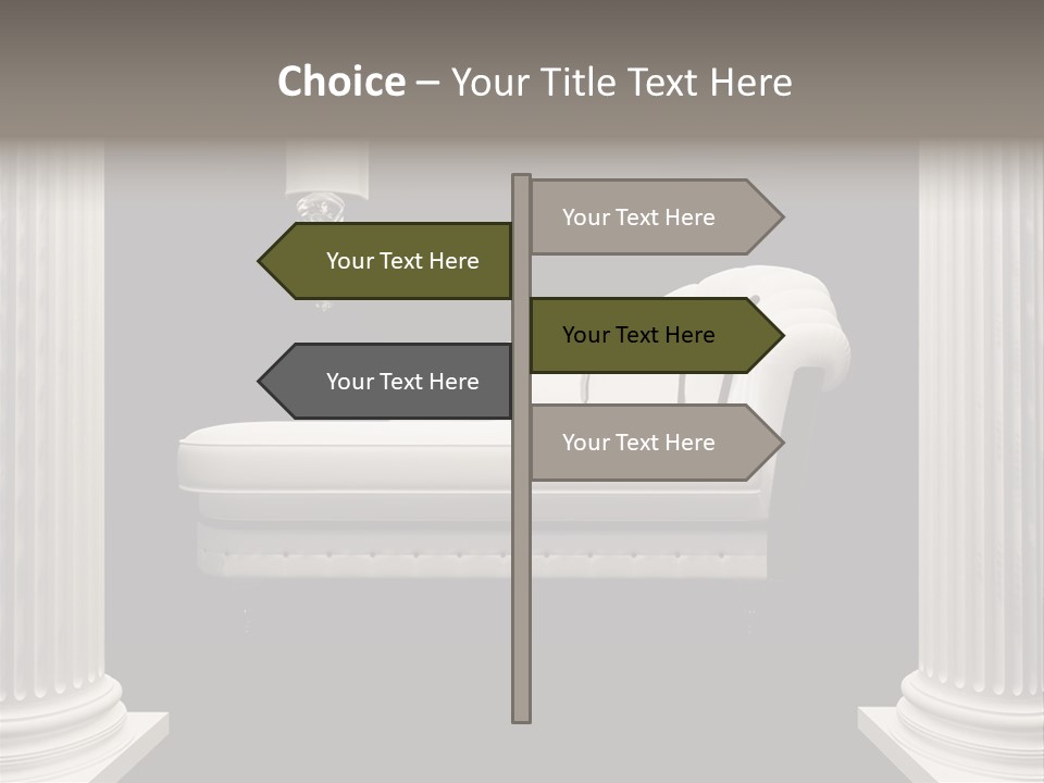 Rich Comfortable Pillar PowerPoint Template