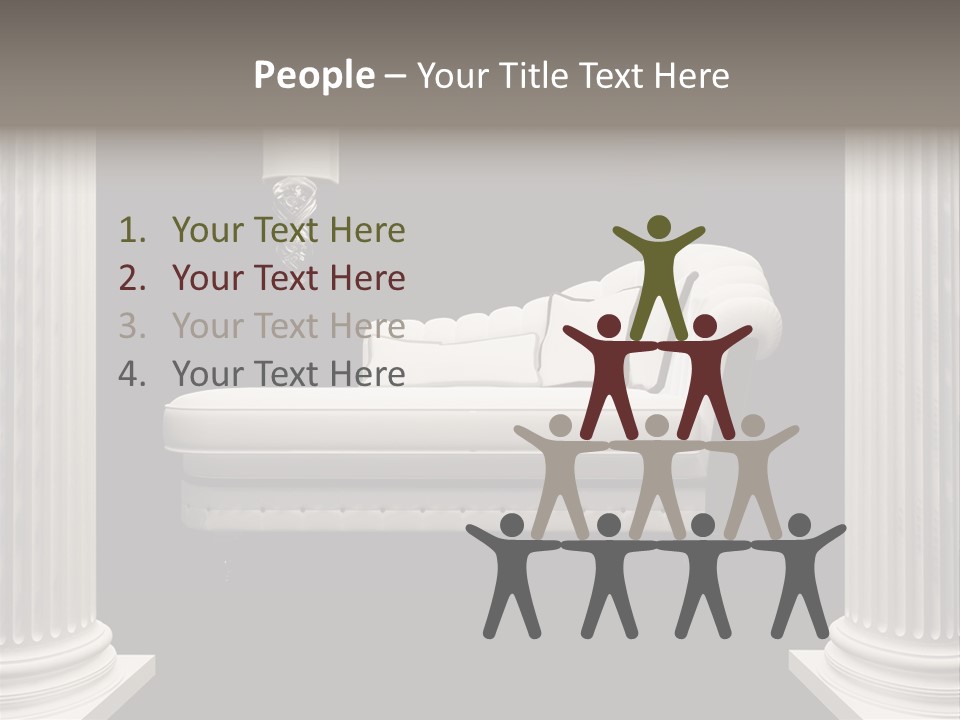 Rich Comfortable Pillar PowerPoint Template