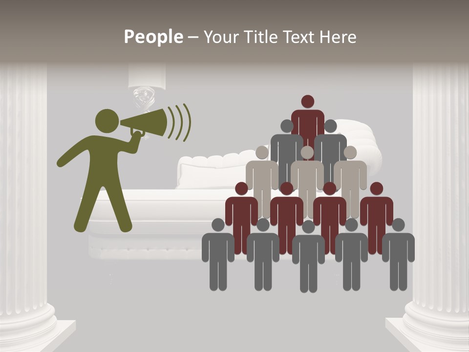 Rich Comfortable Pillar PowerPoint Template