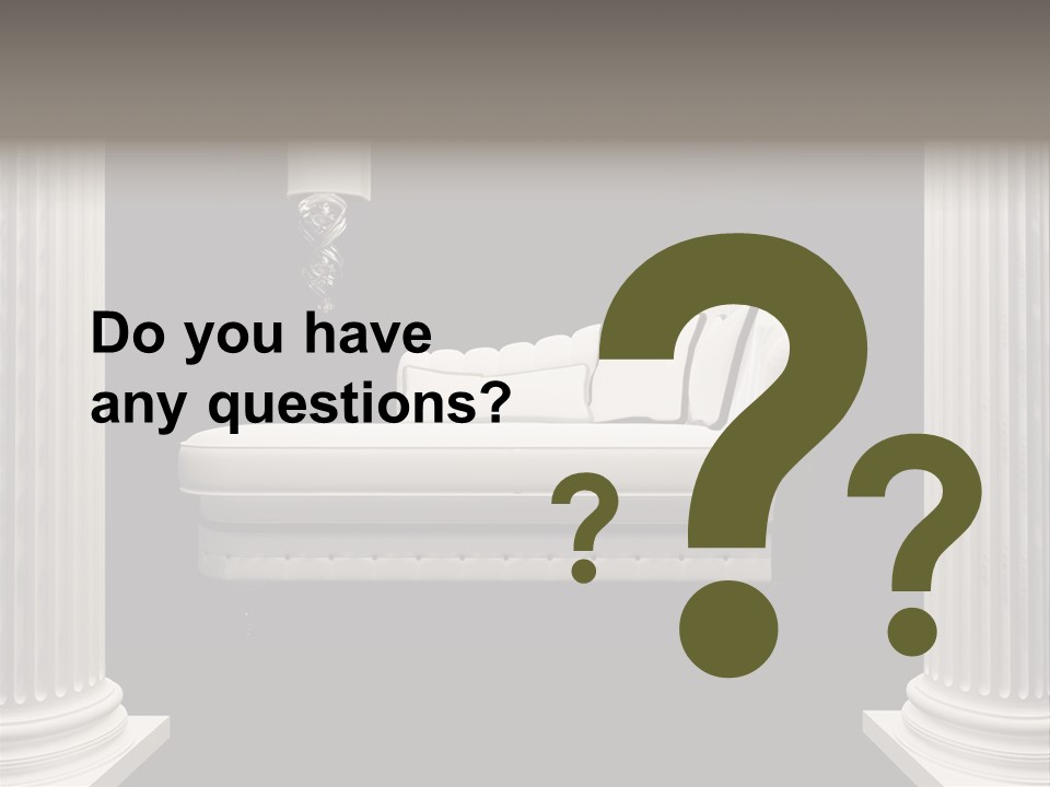 Rich Comfortable Pillar PowerPoint Template