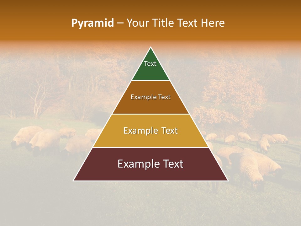 Tree Sheep Farm PowerPoint Template