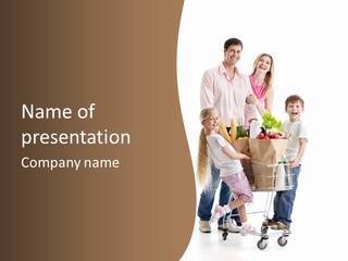 Looking Man Kid PowerPoint Template