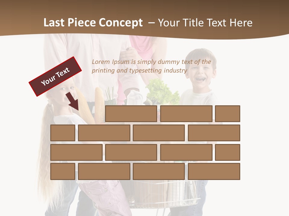 Looking Man Kid PowerPoint Template