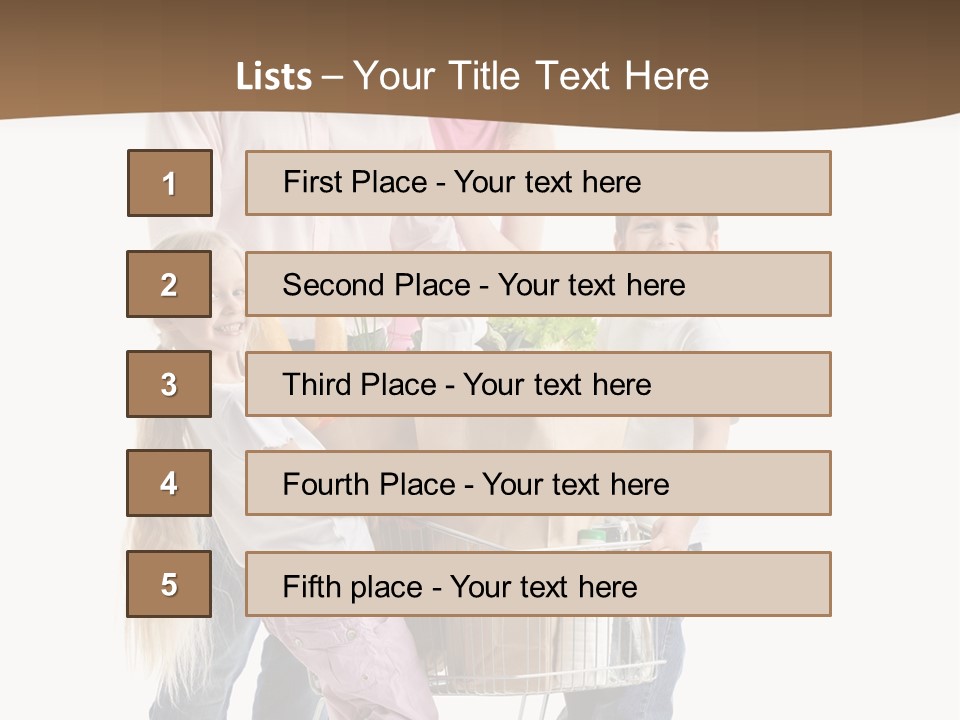 Looking Man Kid PowerPoint Template