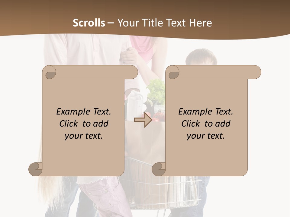Looking Man Kid PowerPoint Template