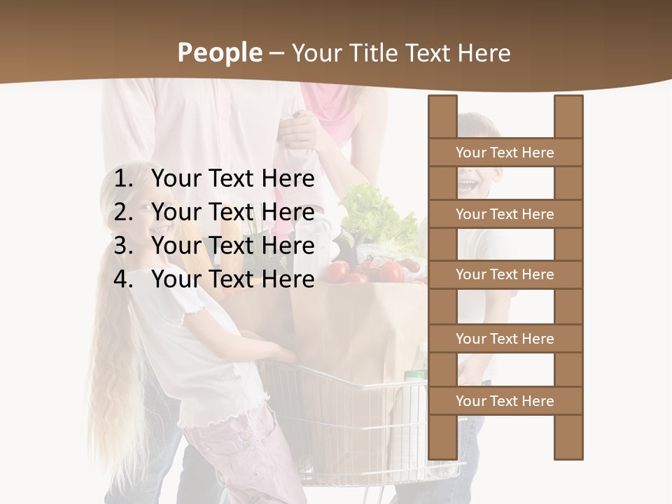 Looking Man Kid PowerPoint Template